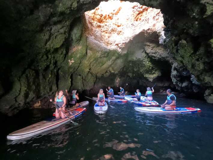 Lagos: Guided SUP Tour to Ponta da Piedade Caves - A short beach lesson before you paddle out