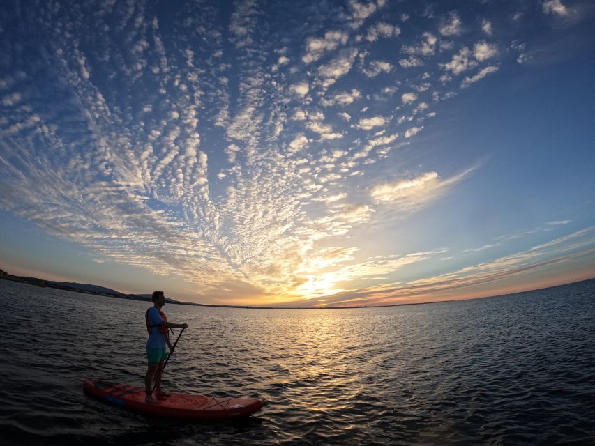 Lagos SUP Caves&Grottoes Tour at Sunrise, Ponta da Piedade - Learning to paddle before entering the caves