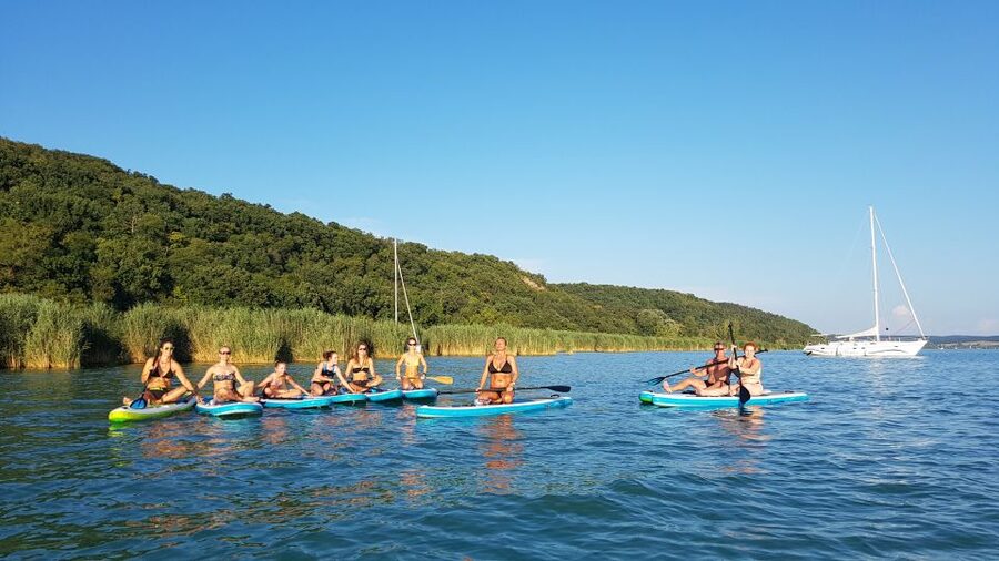 Lake Balaton: Paddle Board Tour of Tihany National Park - The opening lesson and board choice