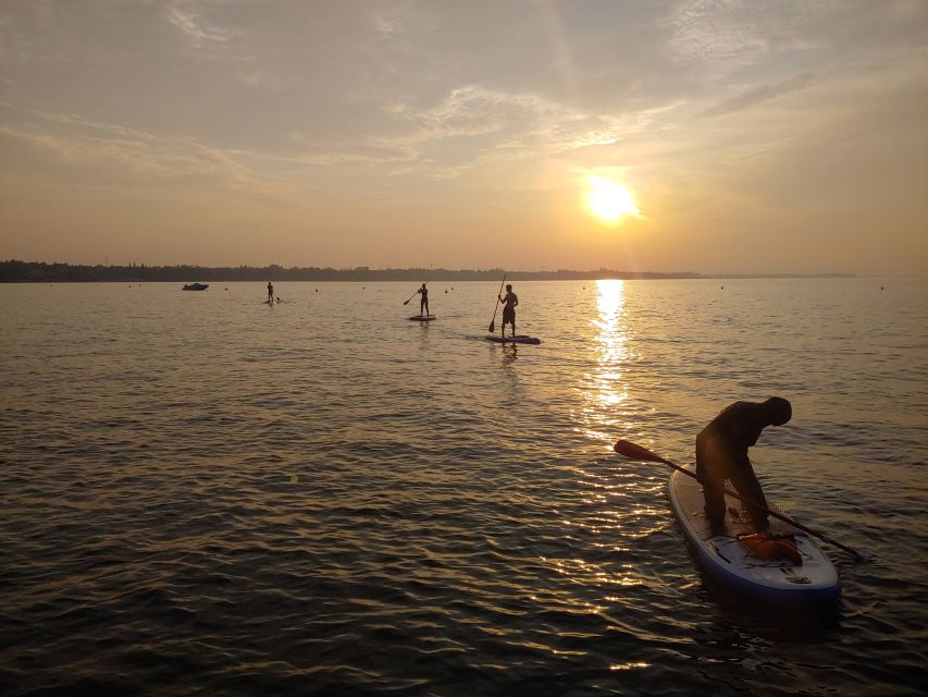 Lake Garda: Stand-Up Paddleboard Sunset Experience - Returning after the colors fade