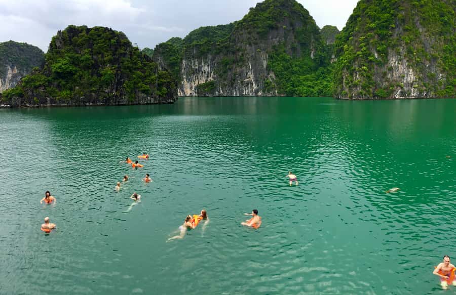 Lan Ha bay cruise and kayak (small group guaranteed) - Southern Ha Long Bay from the boat
