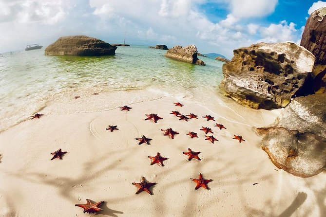 Land Tour 2: Discover the North - Kayaking & Starfish beach Phu Quoc (Not Lunch) - Looking toward Cambodia from Mui Ganh Dau Beach