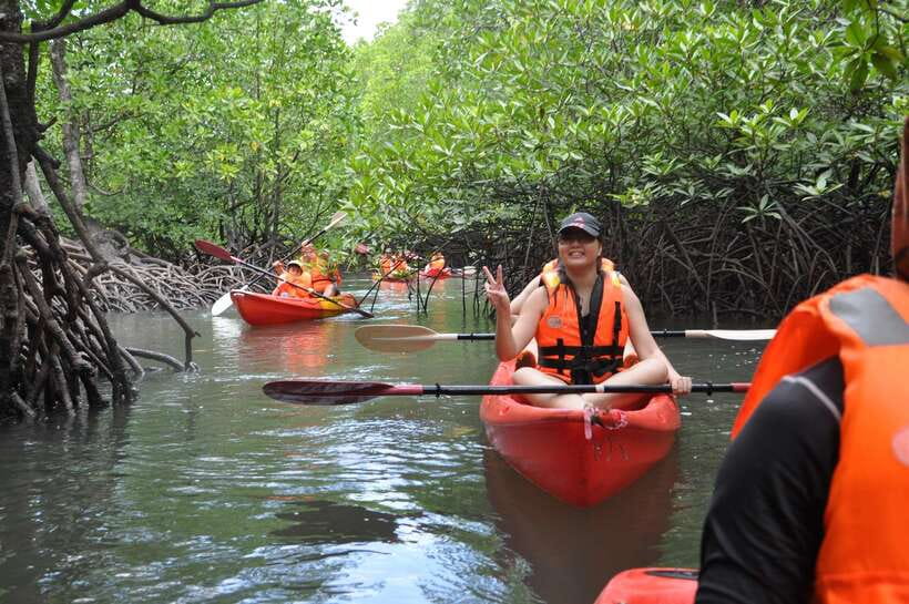 Langkawi: Kilim River Mangrove Safari Kayaking Tour - Lunch at the floating fish farm