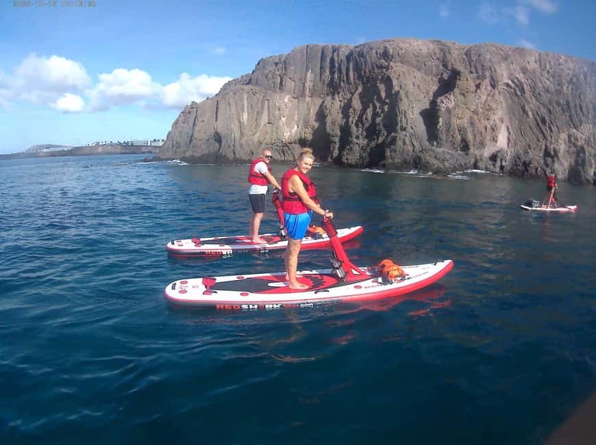 Lanzarote: Electric Paddle Surf and Snorkel Excursion at Papagayo Beach - Papagayo snorkeling for about 45 minutes