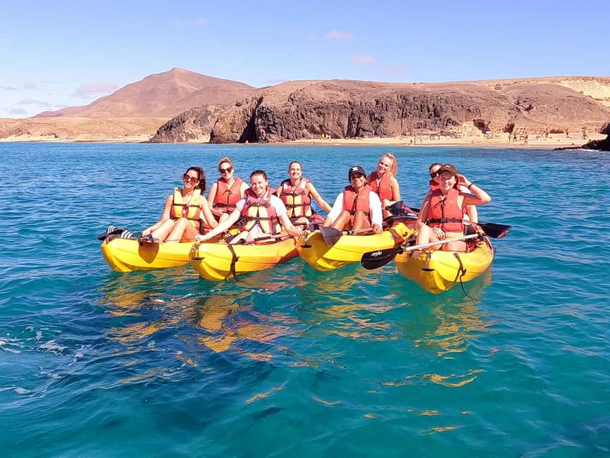 Lanzarote: Kayak and Snorkeling at Papagayo Beach - Key points at a glance