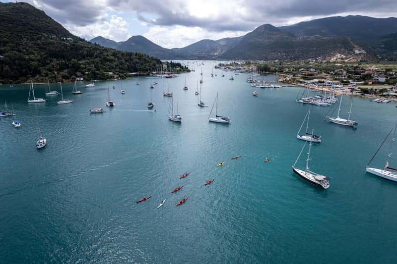 Lefkada:Nydri, Scorpios Kayak Odyssey Island Hopping - Madouri, the Quiet First Stop