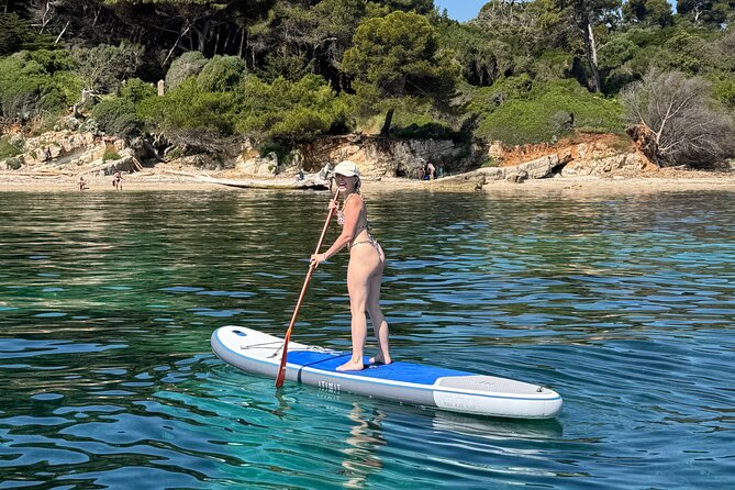 Lérins Islands Sailing Discovery, snorkeling and paddle SUP - Approaching Île Sainte-Marguerite and Fort Royal