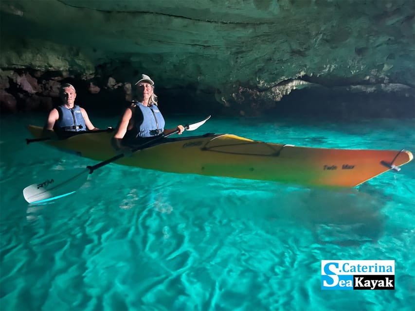 Leuca kayak tour + swimming + speleo-trek in cave - A few limits worth weighing