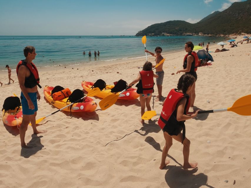Lisbon: Arrábida Kayak & Wild Beach Snorkeling Pickup Option - A wild beach made for a swim