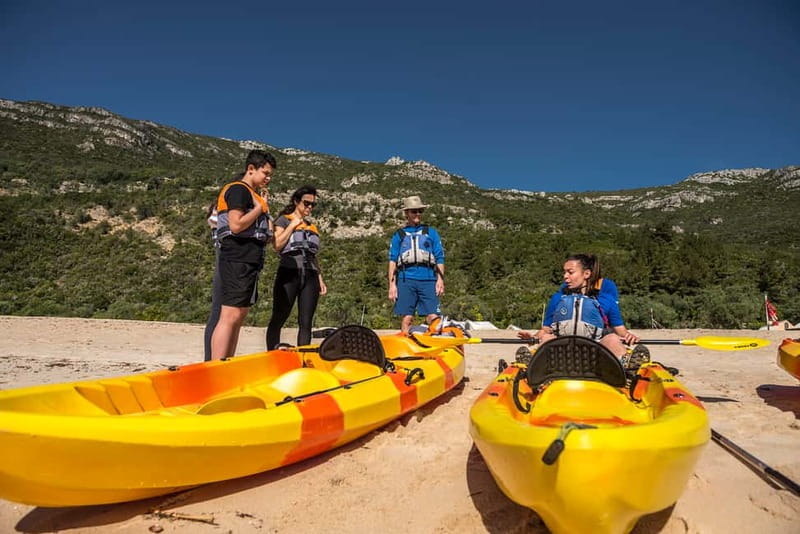 Lisbon: Kayak Tour Arrábida Natural Park, Setubal, Sesimbra - The Safety Briefing and First Paddle Strokes