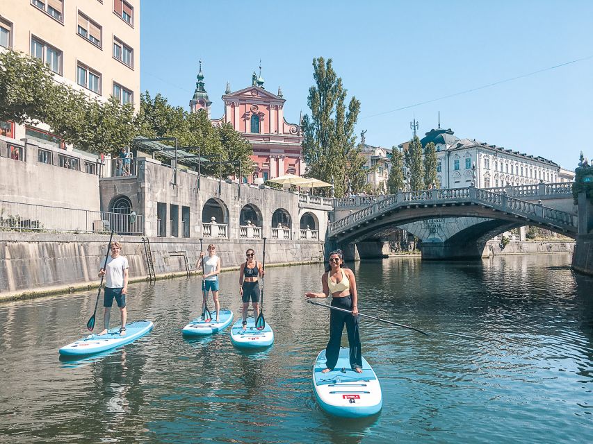Ljubljana: Stand-Up Paddle Boarding Tour - Games, yoga, and a little time to slow down