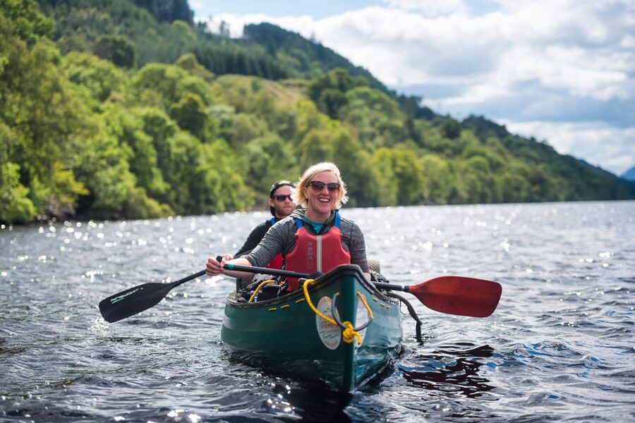 Loch Ness, Family-Friendly, 1-Hour Discovery Canoe Tour - The old pier and the days of steam travel