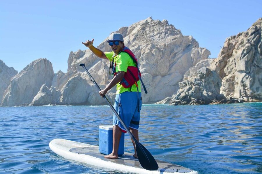 Los Cabos Arch & Playa del Amor Tour by Glass Bottom Kayak - The Arch of Cabo San Lucas from water level