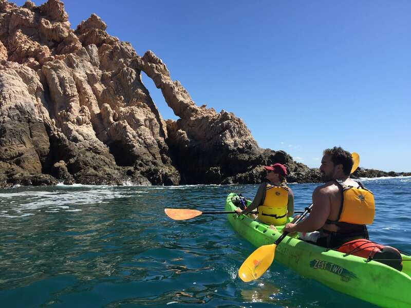 Los Cabos: Kayaking and Snorkeling in Two Pristine Bays - The paddle to Chileno passes cliffs and caves