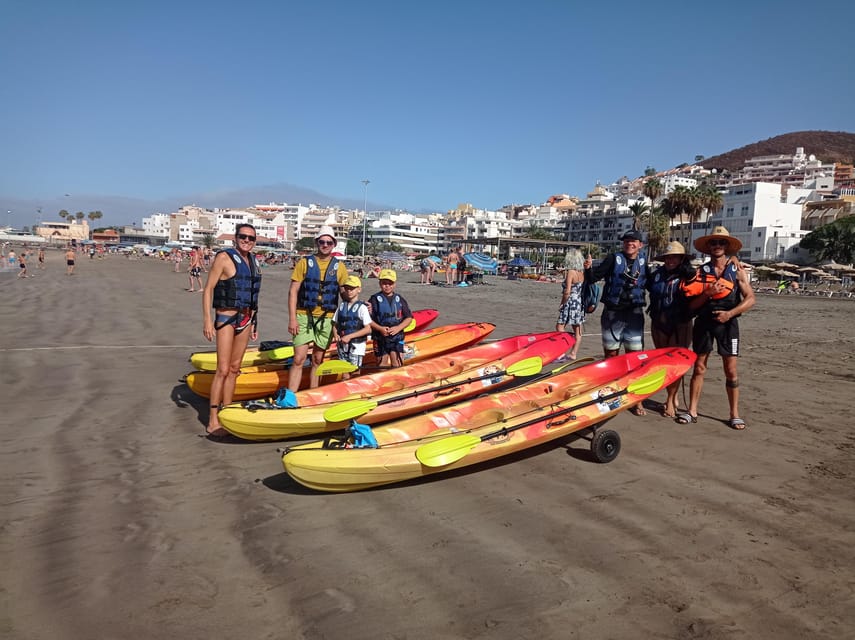 Los Cristianos: Kayak & Snorkel Tour with turtles and photos included - From the El Carmen shop to Los Cristianos Beach
