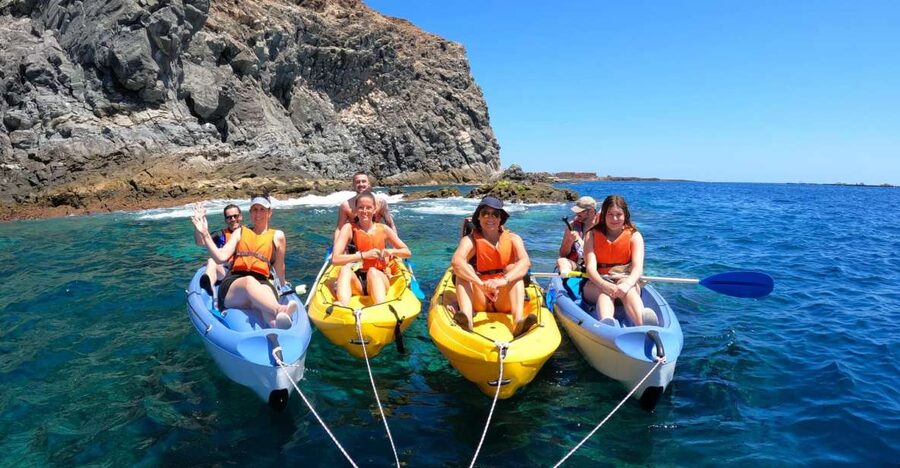 Los Cristianos: Kayaking and Snorkeling with Marine Wildlife - Palm-Mar’s half-hour snorkeling stop