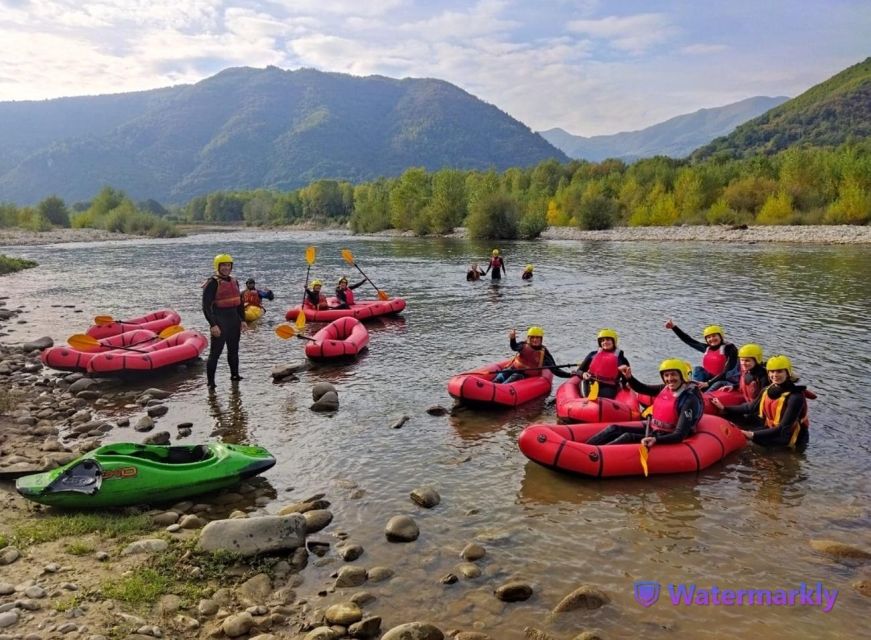 Lucca: kayak nel torrente Lima - The optional 5-meter jump