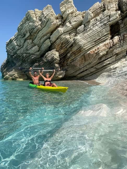 Lukova - Kroreza secret beaches and caves: Kayak & SUP Tour - At a glance