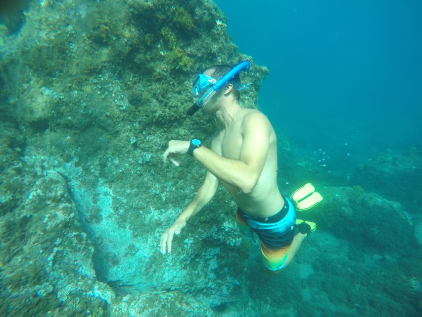 Madeira: Garajau Nature Reserve Kayak and Snorkel Tour - A pebble beach and old rock formations