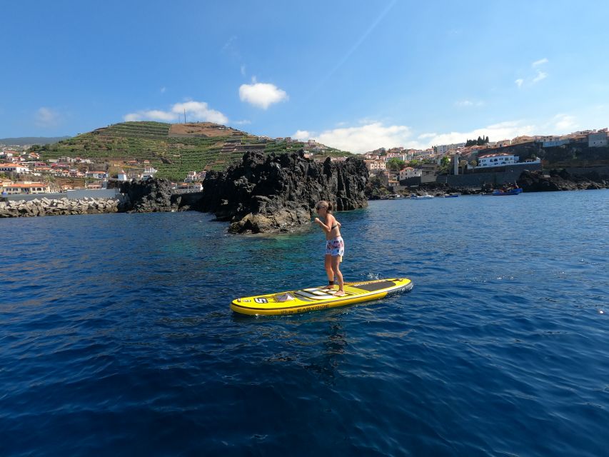 Madeira: Private Paddleboard & Snorkel - Paddling toward Cabo Girão