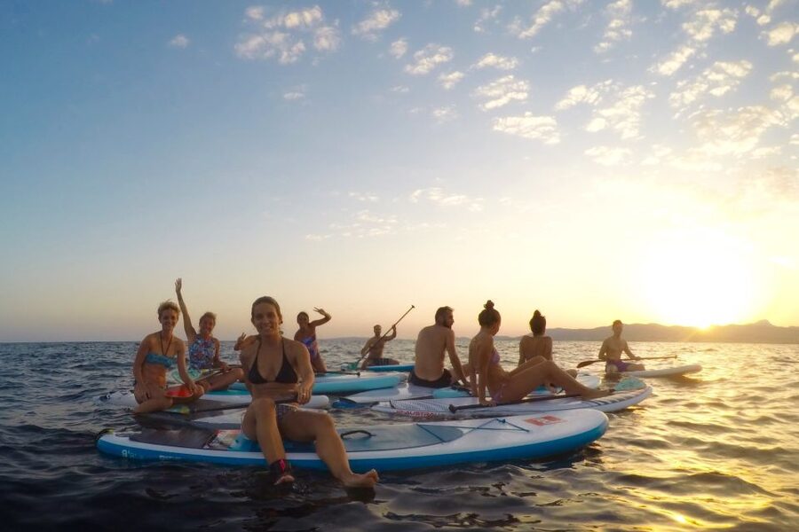 Mallorca: Kayak Sunset Tour from Ca'n Pastilla Beach - Getting the safety and technique lesson