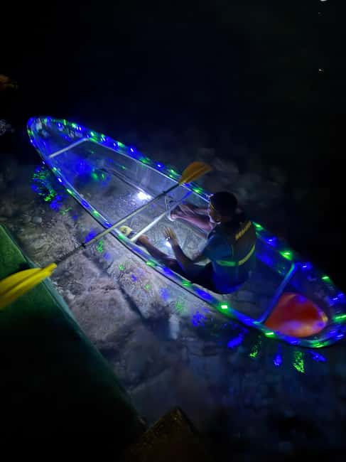 Malta: Illuminated Night Kayak Tour - Glow In The Dark - Paddling into the dark