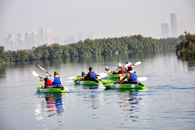 Mangrove Kayaking Abu Dhabi - Al Reem Island and the changing launch point
