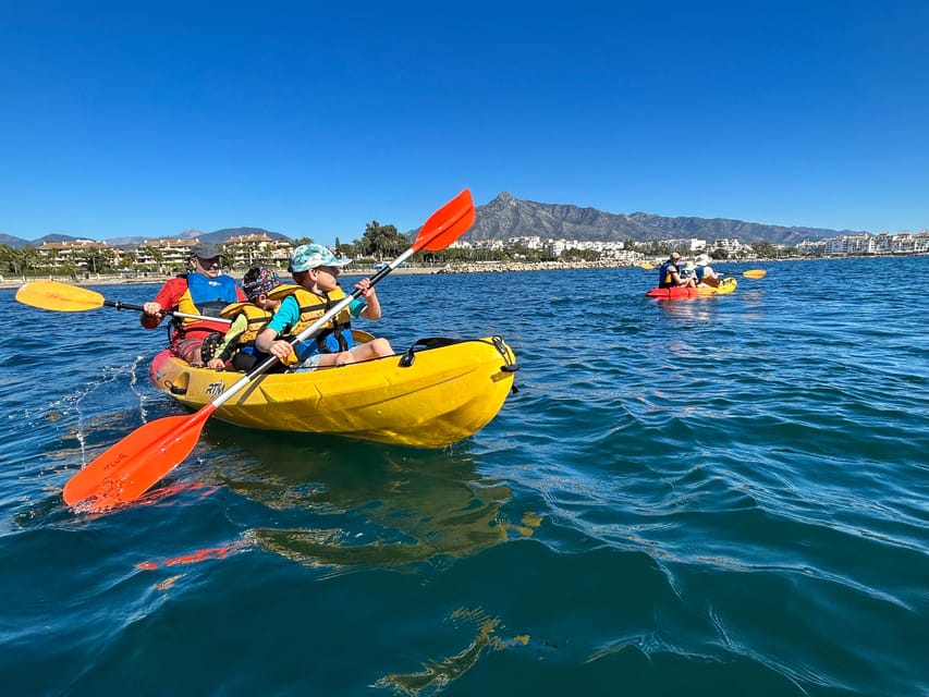 Marbella: Guided Kayak Tour in Puerto Banús - Key points at a glance