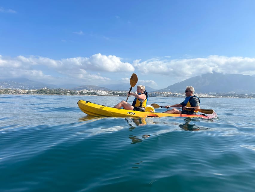 Marbella: Guided Kayak Tour in Puerto Banús - Starting at Ventura del Mar with the right expectations
