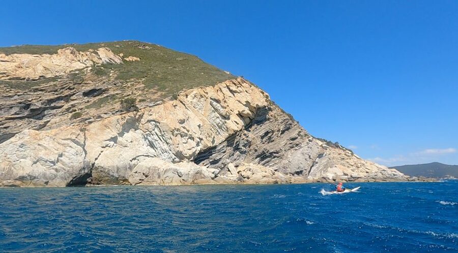 Marciana Marina: Elba Island Full-Day Kayaking Tour - A natural beach, a swim, and clear water