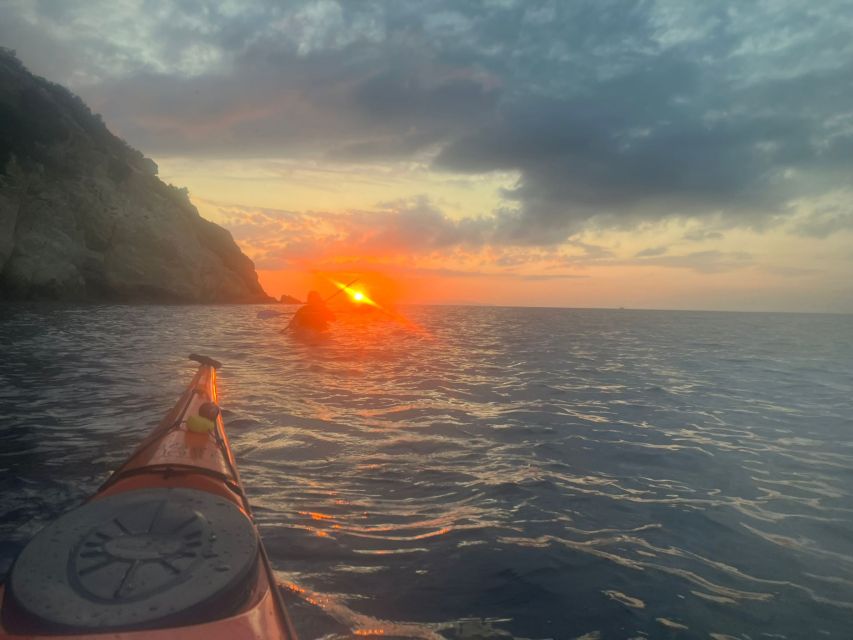 Marciana Marina: Evening Sea Kayaking Tour with Swim Stop - The beach stop and swim