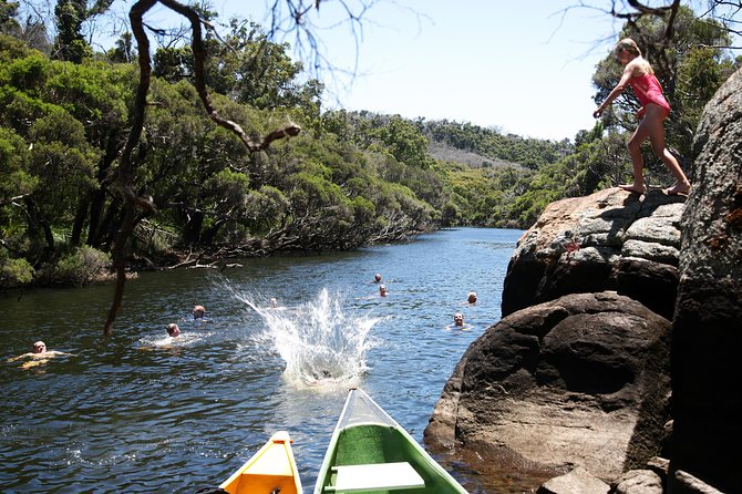 Margaret River Canoe Tour Including Australian Wild Food Lunch - Swimming, sunshine, and the return paddle