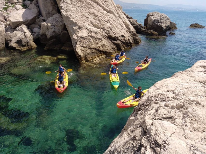 Marseille: Côte Bleue Calanques Half-Day Kayak Tour - What the Côte Bleue kayak route offers