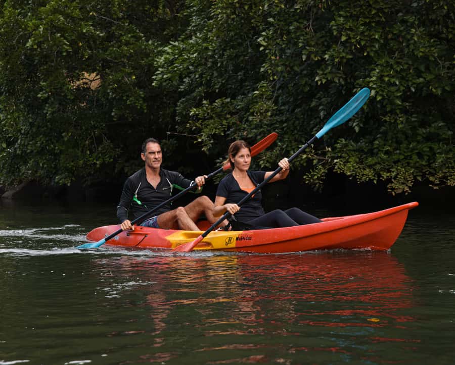 Mauritius: Guided Kayak Tour on Tamarin River - Learning the basics before heading upstream