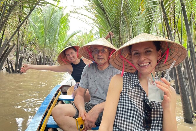 Mekong Delta Nature Cano-Kayak-Cycling & Fishing Private Day Trip - Cycling past rice fields and Xom Trau Pagoda