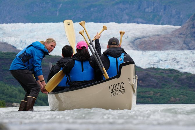 Mendenhall Glacier Lake Canoe Tour - Rain gear helps, but bring warm layers