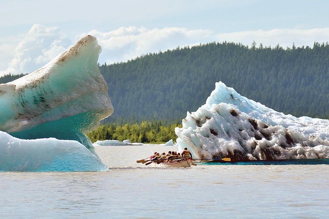 Mendenhall Lake Canoe Adventure - Reaching the glacier viewpoint