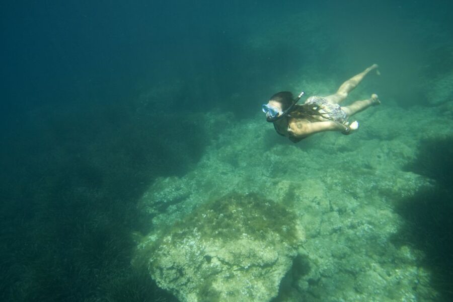 Menorca: Kayak and Marine Reserve Snorkeling Adventure - Starting in Fornells with paddle and life jacket