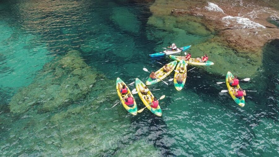 MENORCA: Kayak cave route + photo session. - The guides make the difference