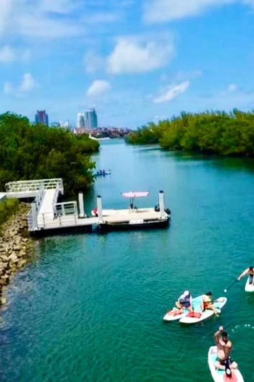 Miami: Paddle Board or Kayak Rental in Virginia Key - Biscayne Bay brings in the Miami skyline