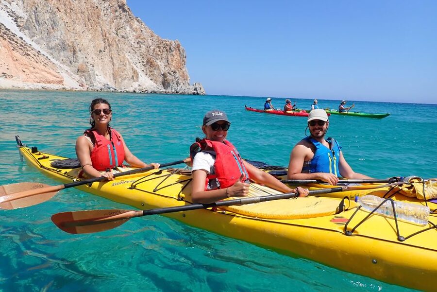 Milos: Guided Kayaking Trip with Snorkelling & Lunch - Guides, teaching, and the small-group feel