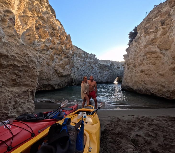 Milos: Romantic Semi Private Sunset Kayaking Tours - What the $88 price includes