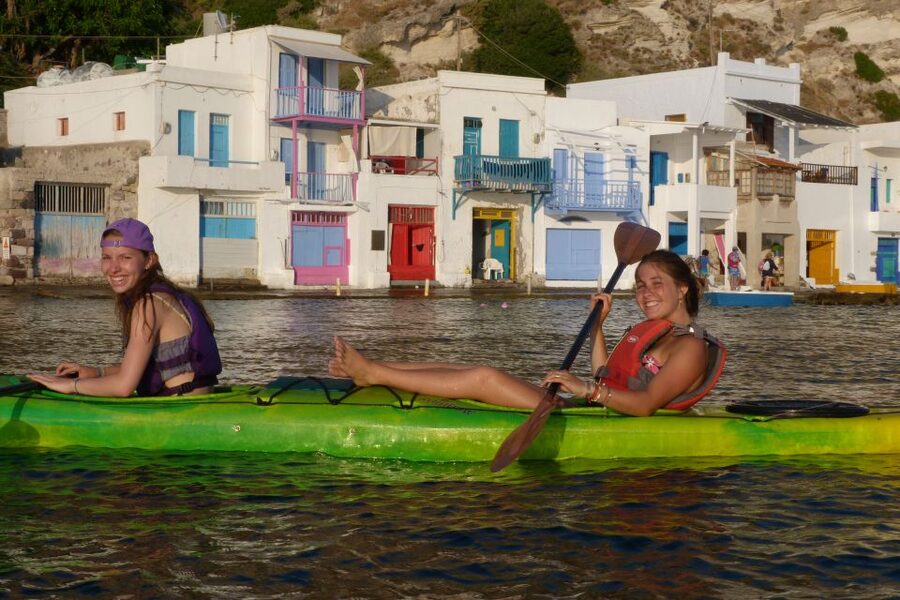 Milos: Sea Kayaking Trip at Sunset with Snack - Wind conditions and the possible route change