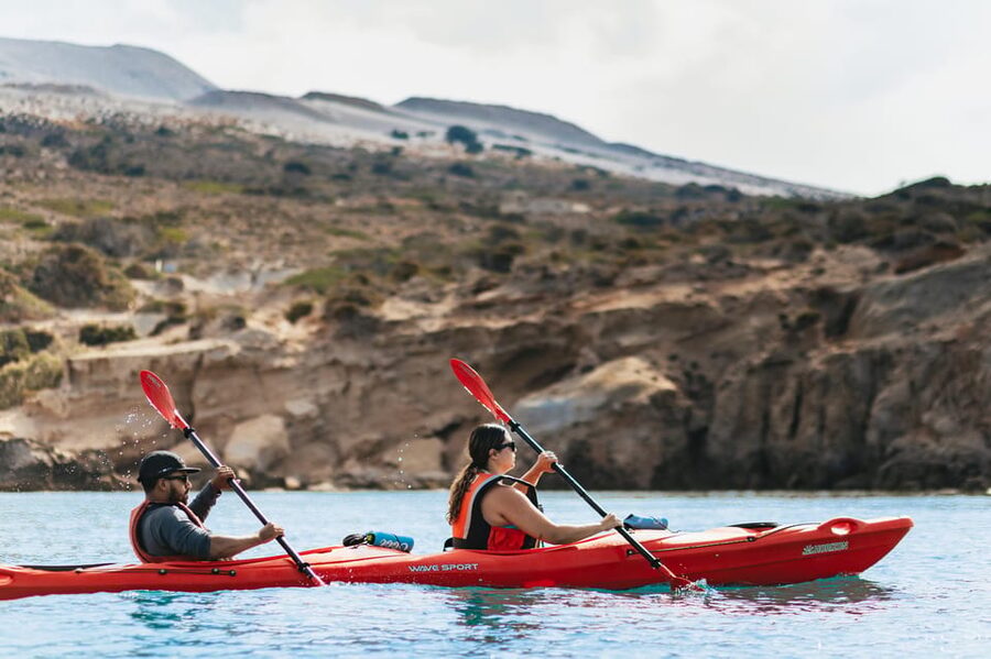 Milos: Tsigrado and Gerakas Beach Kayaking Tour - What is included, and what you still need