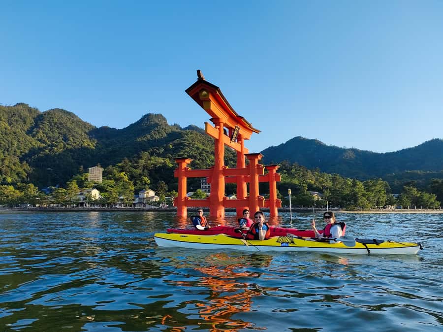 Miyajima World Heritage Torii Kayak Tour - Returning with photos and local suggestions