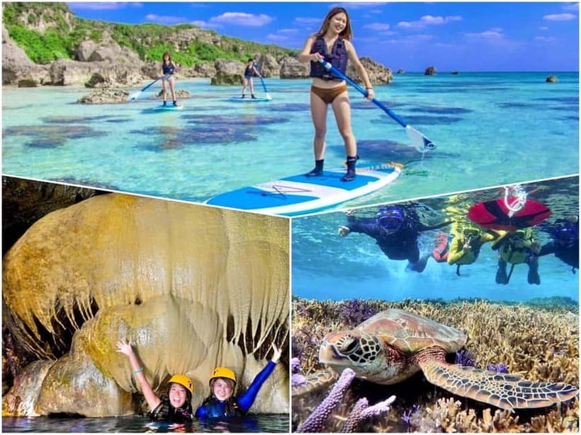 Miyako island: 3 sets! Snorkeling/Limestone Caving/Beach SUP - Snorkeling at Shigira Beach