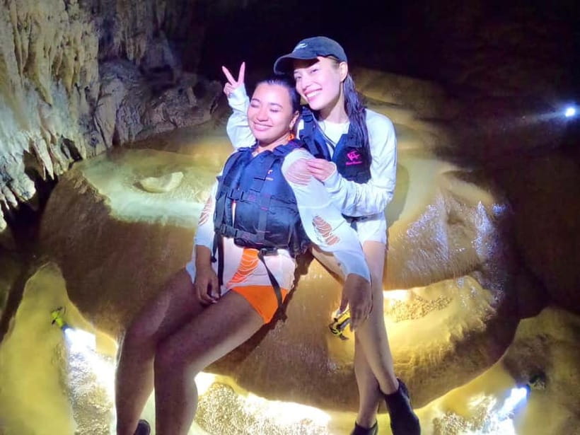 Miyako island: 3 sets! Snorkeling/Limestone Caving/Beach SUP - The Pumpkin Limestone Cave and its rough edges