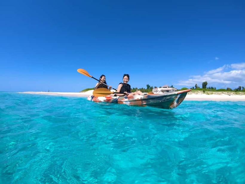 Miyako island: SUP or Canoe at Stunning Blue Beach - Who will enjoy this most
