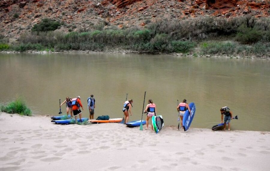 Moab: Stand-Up Paddleboard with small rapids on Colorado - Who will enjoy this Colorado River outing most