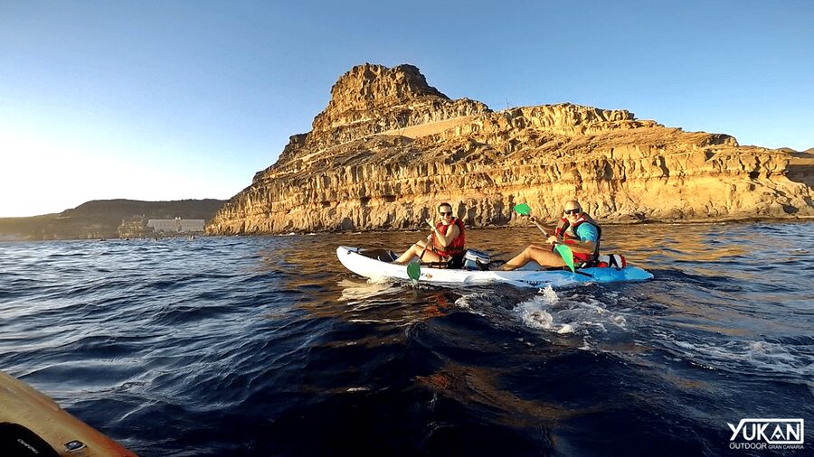 Mogán: Guided Kayak to Caves and Snorkeling Tour - Key points at a glance